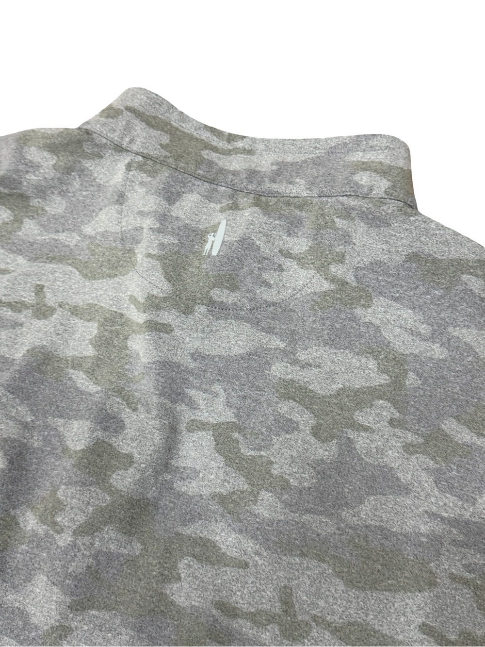 ✨ Johnnie-O Alabama Crimson Tide Gray Camo Quarter Zip Pullover Men’s Large - Picture 11 of 12
